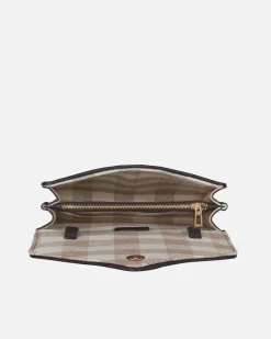 Bolsos Bandolera^Lonbali Bandolera Vichy Beige