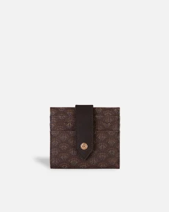 Carteras Y Monederos^Lonbali Billetera Cuadrada Kubu Marron