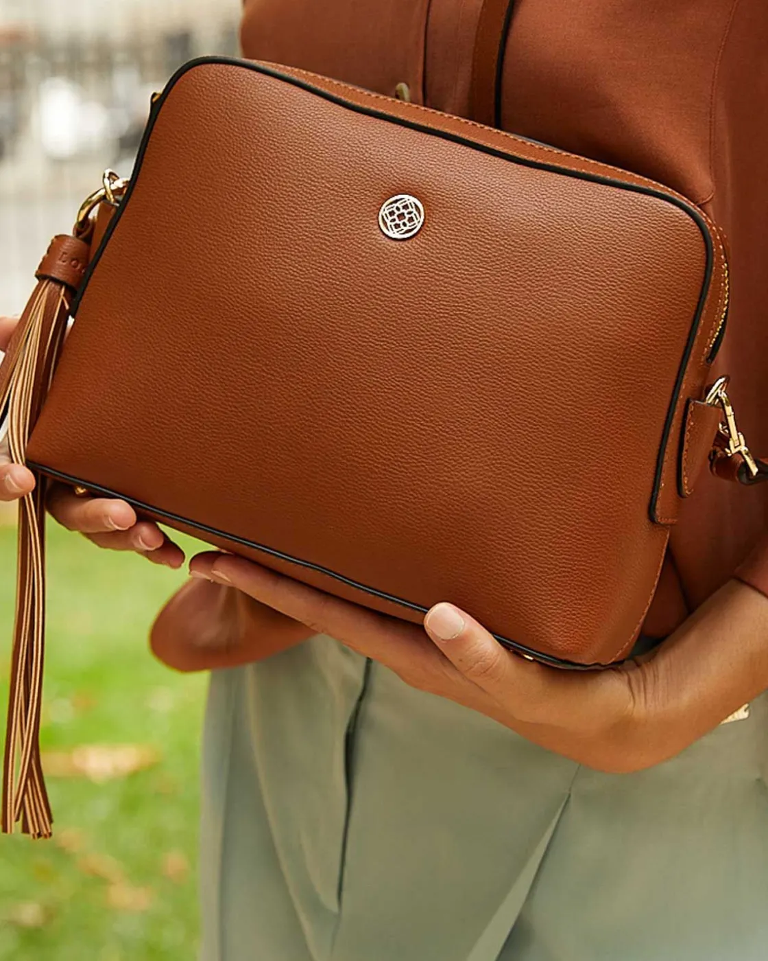 Bolsos Bandolera^Lonbali Bolso Anvers Conscious Camel