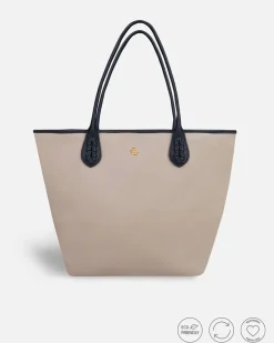 Bolsos Shopper^Lonbali Bolso Basic Conscious Beige