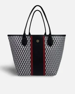 Bolsos Shopper^Lonbali Bolso Born Arrow B&W Negro
