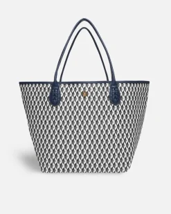 Bolsos Shopper^Lonbali Bolso Born B&W Navy