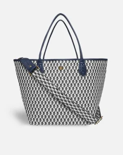 Bolsos Shopper^Lonbali Bolso Born B&W Navy