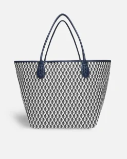 Bolsos Shopper^Lonbali Bolso Born B&W Navy