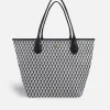 Bolsos Shopper^Lonbali Bolso Born B&W Negro