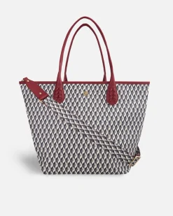 Bolsos Shopper^Lonbali Bolso Born B&W Rojo