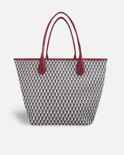 Bolsos Shopper^Lonbali Bolso Born B&W Rojo