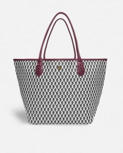 Bolsos Shopper^Lonbali Bolso Born B&W Wine