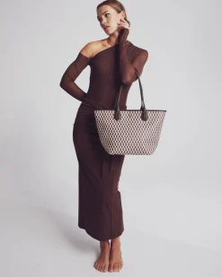 Bolsos Shopper^Lonbali Bolso Born Midi Cherry
