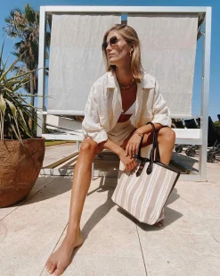 Bolsos Shopper^Lonbali Bolso Comte Beige