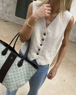 Bolsos Shopper^Lonbali Bolso Kensington Arrow Gris