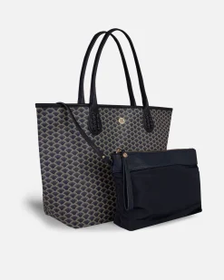 Bolsos Shopper^Lonbali Bolso Kubu Azul Marino