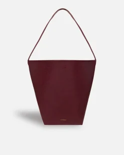 Bolsos Shopper^Lonbali Bolso Lemans Burdeos/Nude