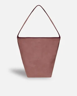 Bolsos Shopper^Lonbali Bolso Lemans Burdeos/Nude