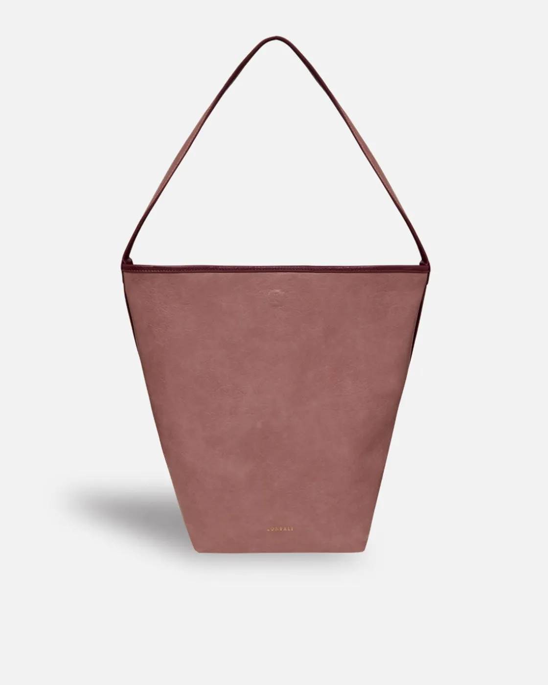 Bolsos Shopper^Lonbali Bolso Lemans Burdeos/Nude
