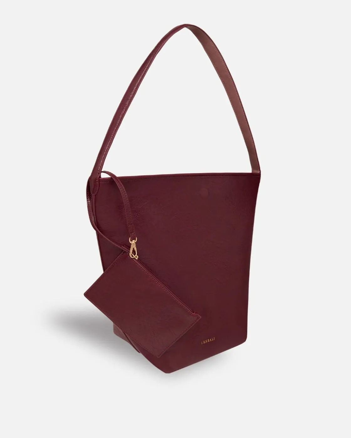 Bolsos Shopper^Lonbali Bolso Lemans Burdeos/Nude
