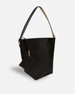 Bolsos Shopper^Lonbali Bolso Lemans Negro/Beige