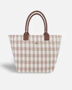 Bolsos Shopper^Lonbali Bolso Vichy Beige