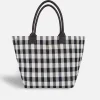 Bolsos Shopper^Lonbali Bolso Vichy Negro