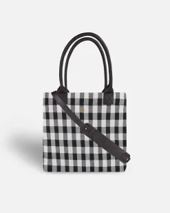 Bolsos Shopper^Lonbali Bolso Vichy Negro