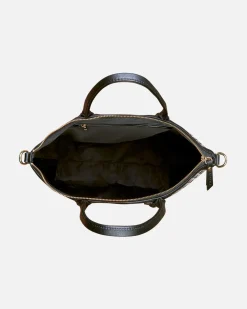 Bolsos Bandolera^Lonbali Bolso Zip Tote Born B&W Negro