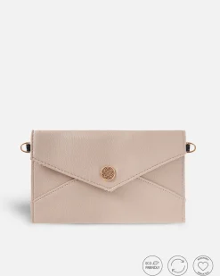 Bolsos Bandolera^Lonbali Cartera Basic Beige