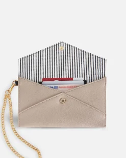 Bolsos Bandolera^Lonbali Cartera Basic Beige