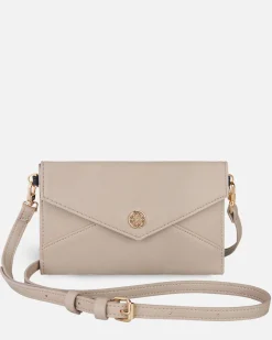 Bolsos Bandolera^Lonbali Cartera Basic Beige