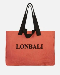 Bolsos Shopper^Lonbali Flax Tote Bag Coral