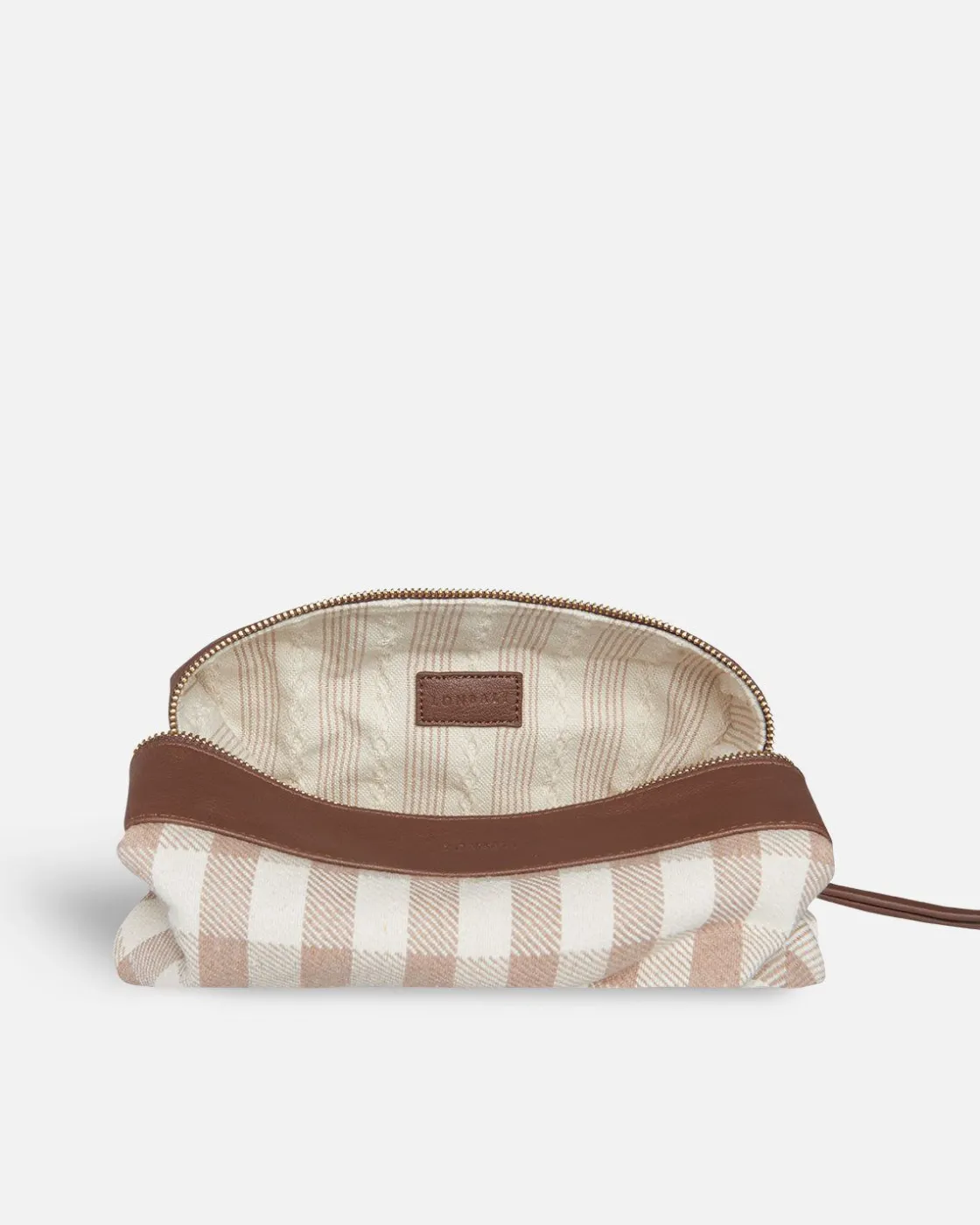 Neceseres^Lonbali Neceser Vichy Beige
