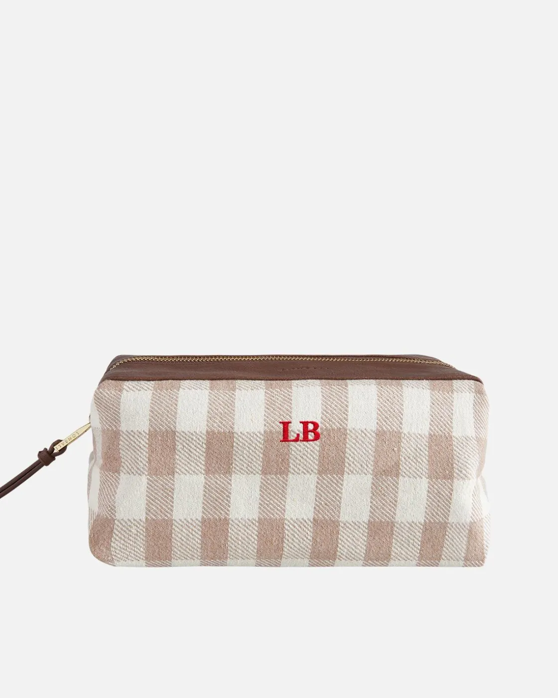 Neceseres^Lonbali Neceser Vichy Beige
