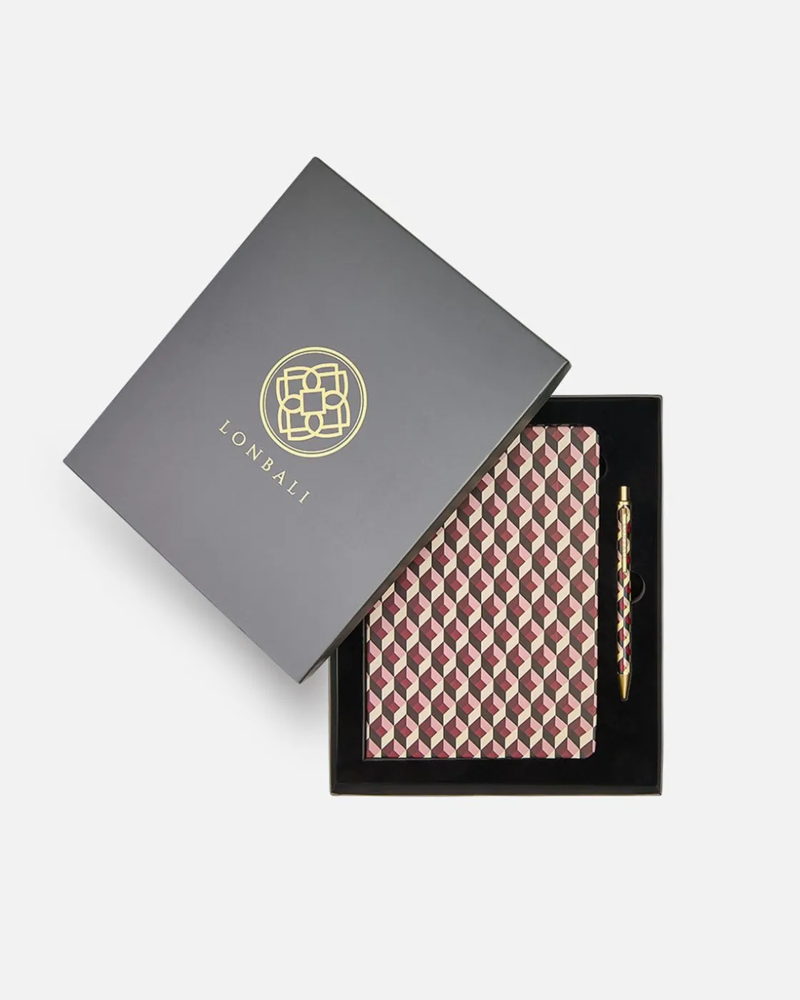 Libretas^Lonbali Set Libreta Y Boligrafo Born Cherry