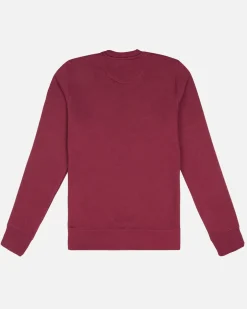Sudaderas^Lonbali Sudadera Escudo Burdeos