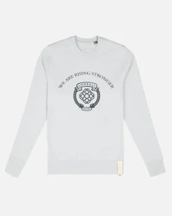 Ropa Deportiva^Lonbali Sudadera Escudo Gris Claro
