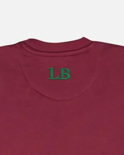 Sudaderas^Lonbali Sudadera Logo Burdeos