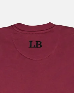 Sudaderas^Lonbali Sudadera Logo Burdeos