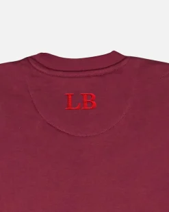 Sudaderas^Lonbali Sudadera Logo Burdeos