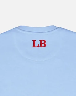 Sudaderas^Lonbali Sudadera Logo Celeste