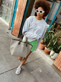 Ropa Deportiva^Lonbali Sudadera Multicolor Gris Claro
